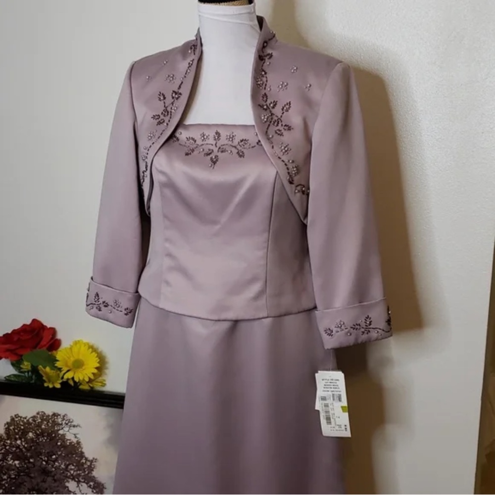 Vintage 2piece Wedding Dress With Beaded Shrug | J.R. Nites Caliendo